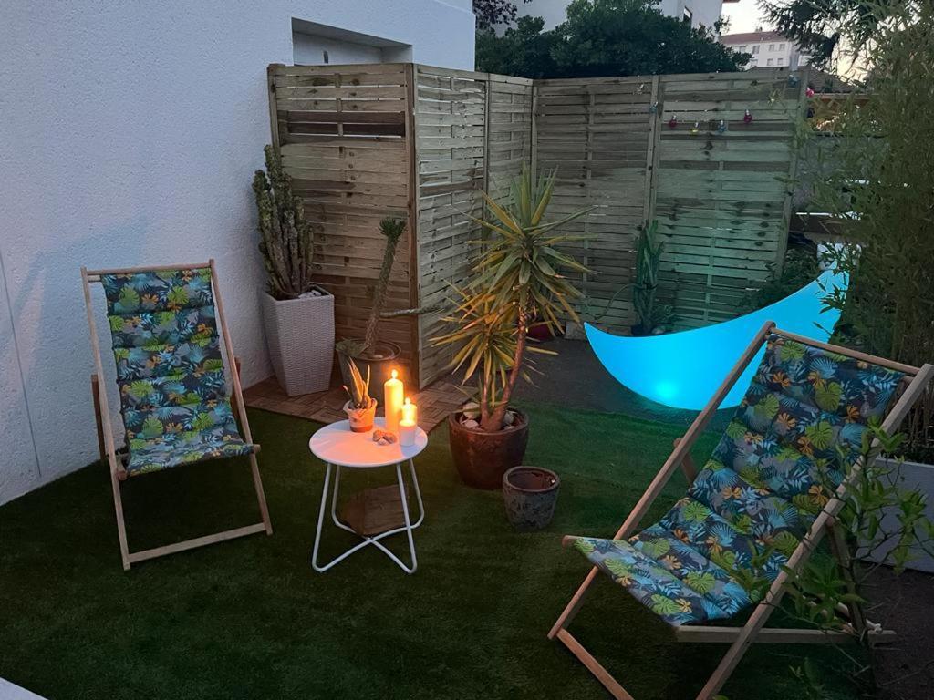 Superbe Appartement Avec Jacuzzi Avec Jardin Prive Lyon Exterior foto
